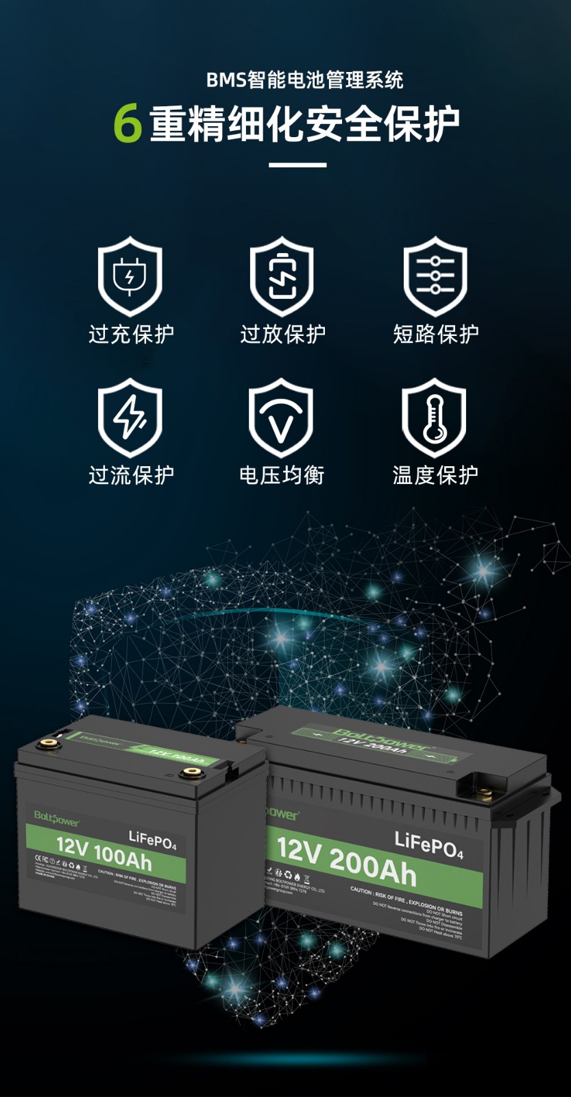 電將軍B0256A 12V 200AH鉛改鋰 磷酸鐵鋰儲能電池_05